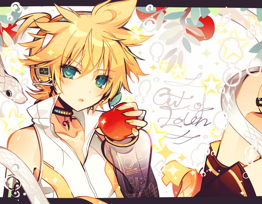 kagamine len (vocaloid and 1 more) drawn by anzu_(anzuhan)