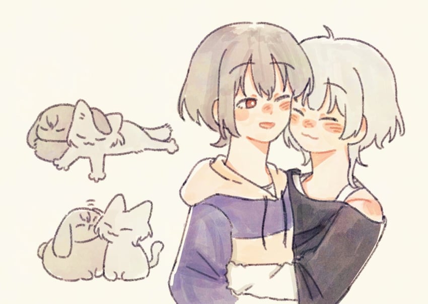 takamatsu tomori and kaname raana (bang dream! and 1 more) drawn by gampong44