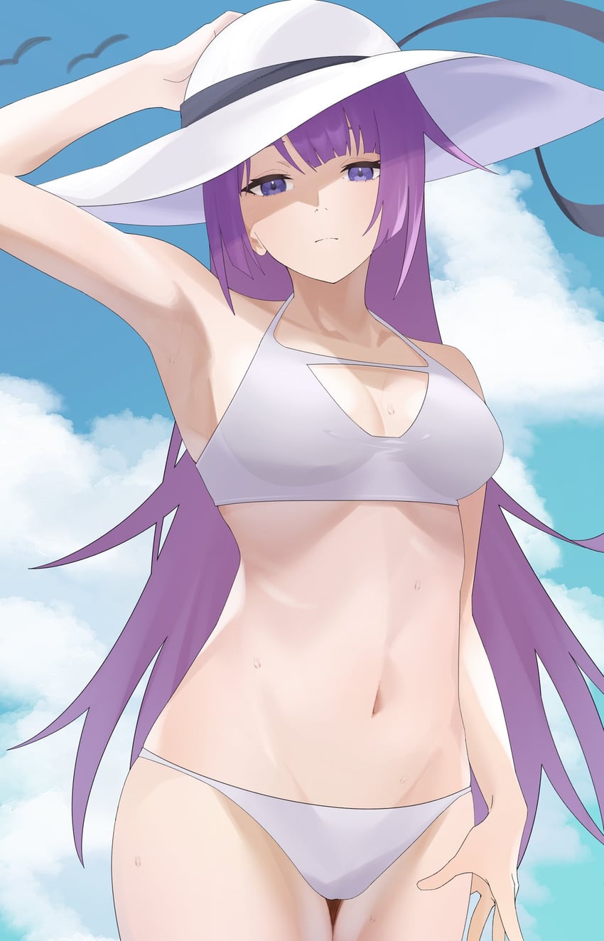 senjougahara hitagi (monogatari) drawn by arril100