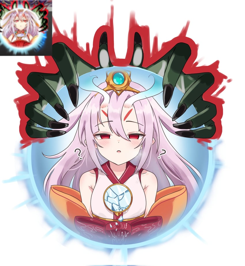 kurikara divincarnate and brain control (yu-gi-oh! and 1 more) drawn by cafelittle