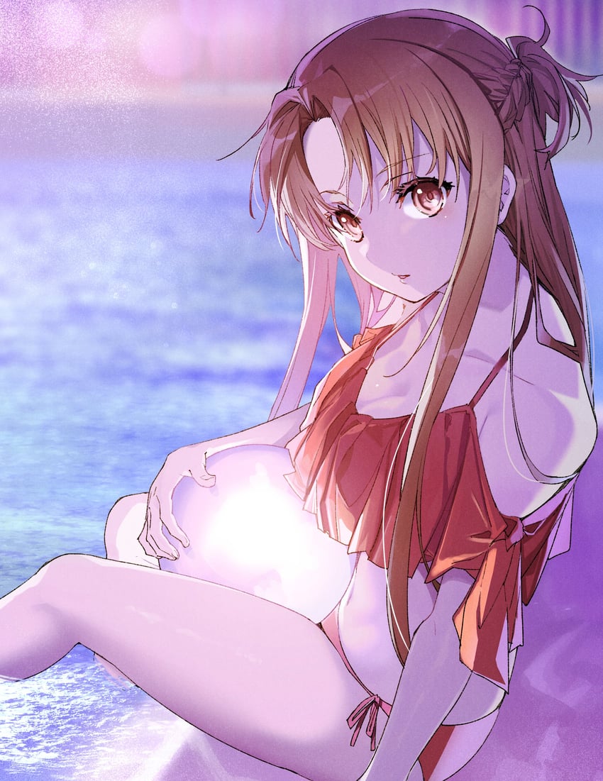 asuna (sword art online) drawn by yoru_kiri