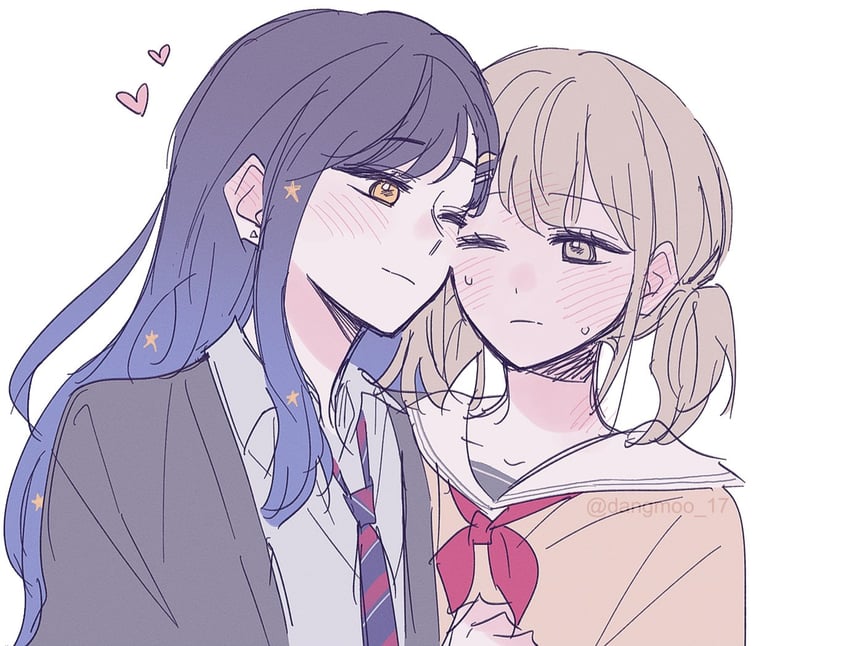 shiraishi an and azusawa kohane (project sekai) drawn by dangmoo_17