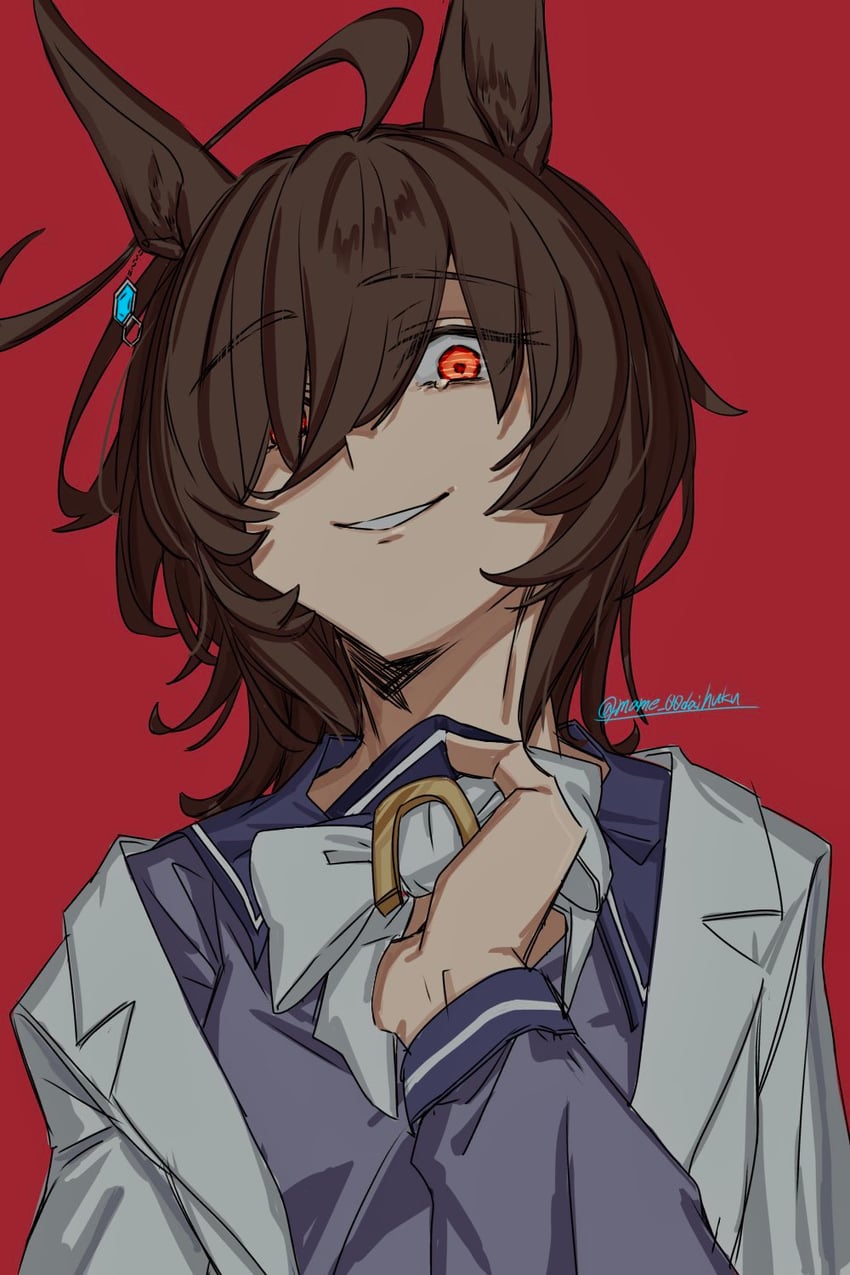 agnes tachyon (umamusume and 1 more) drawn by mame_(00daihuku)