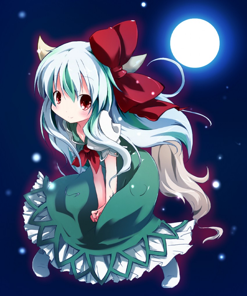 kamishirasawa keine and ex-keine (touhou) drawn by grune and shichinose