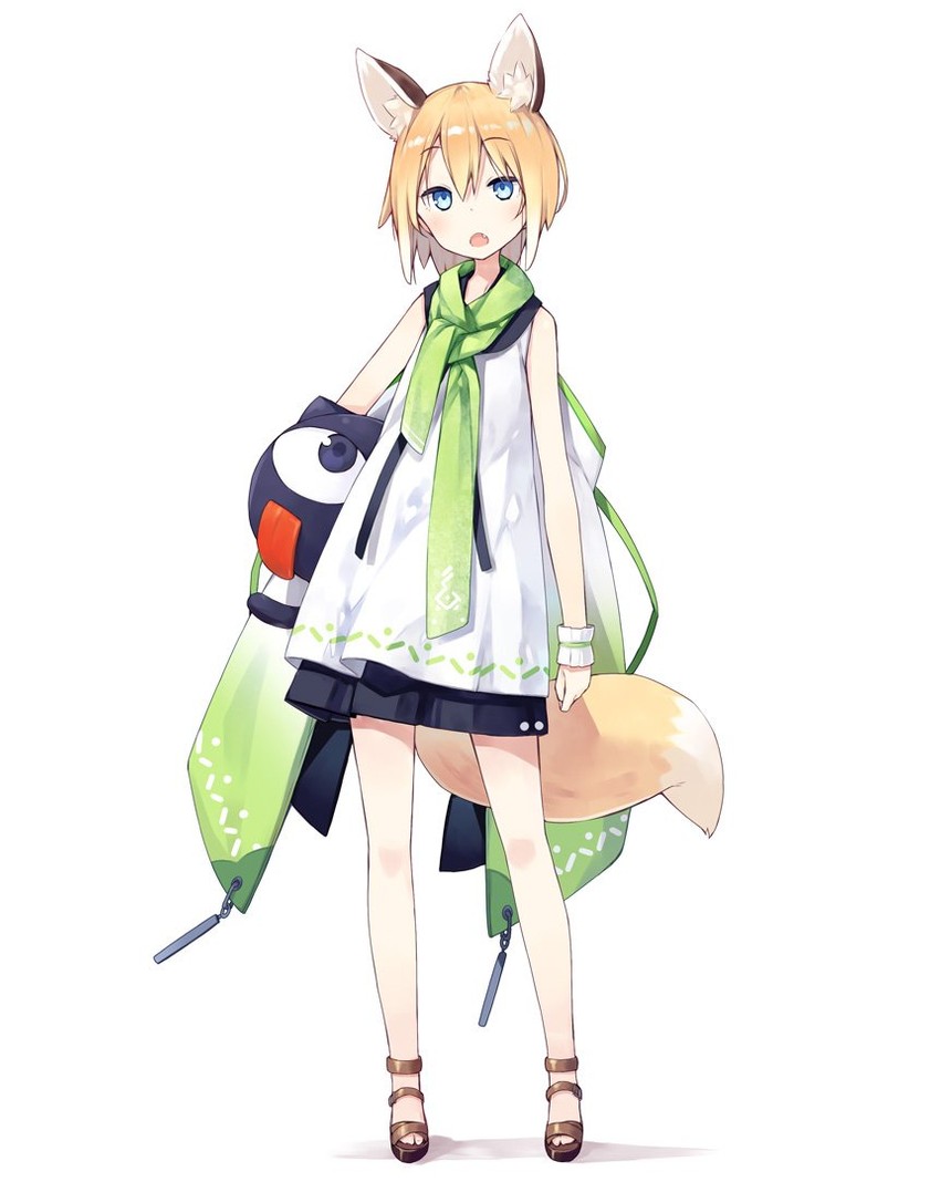 shiratama kitsune and kuroino (original) drawn by poco_(asahi_age)