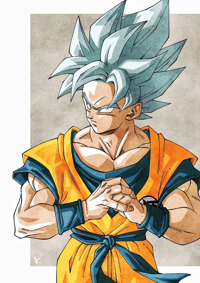 son goku (dragon ball and 1 more) drawn by kakeru_(dbskakeru)