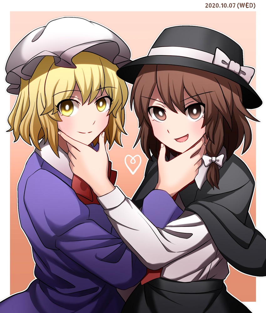 usami renko and maribel hearn (touhou) drawn by hoshii_1213