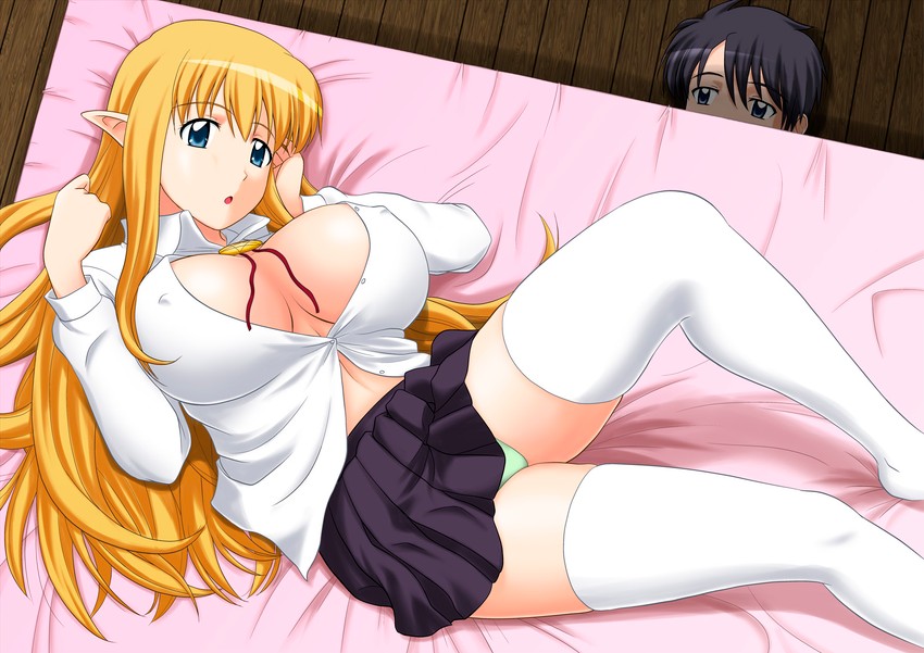 tiffania westwood and hiraga saito (zero no tsukaima) drawn by satou_chagashi