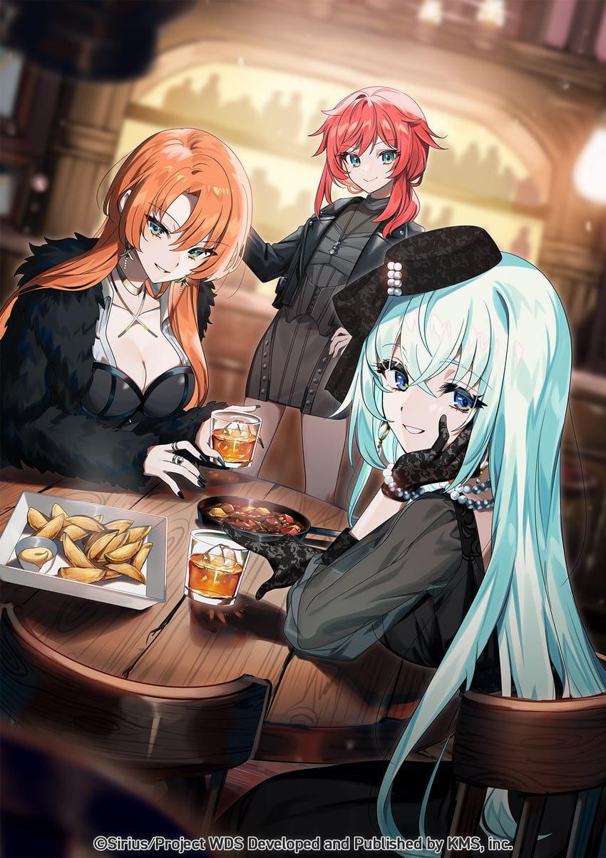 wang xue, ramona wolf, and lilja kurtbay (world dai star) drawn by ninahachi