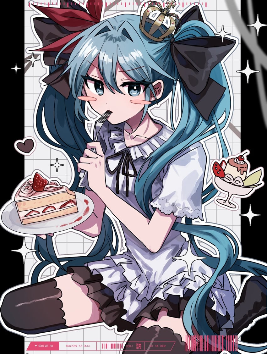hatsune miku (vocaloid and 1 more) drawn by danjou_sora