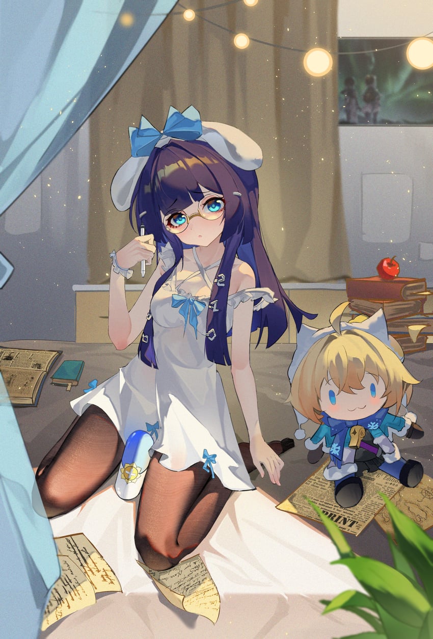 pela and lynx landau (honkai and 1 more) drawn by yuan_zhen