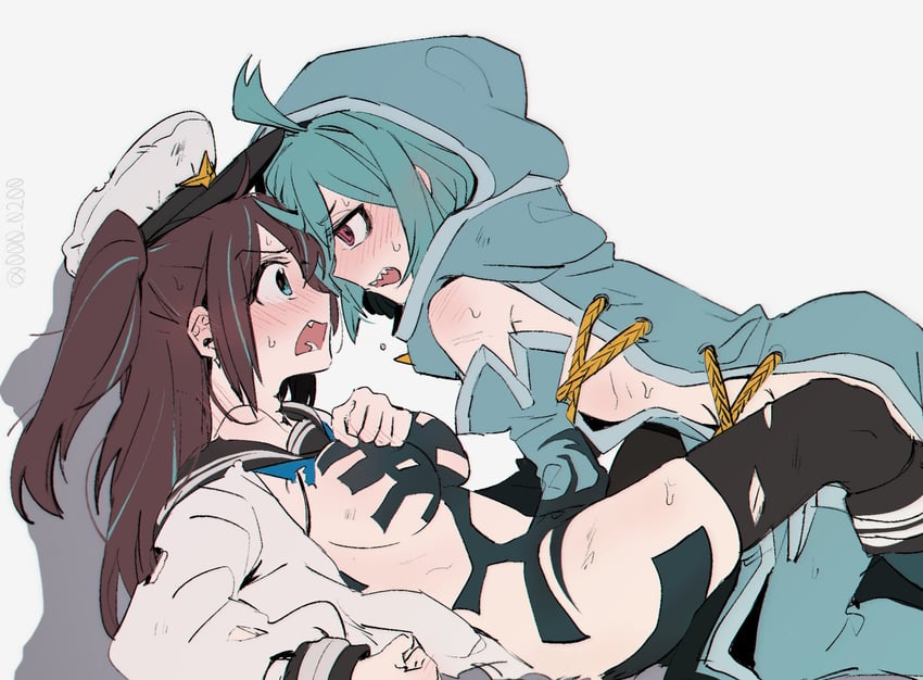 akoya matama, anemo nemo, loco musica, and leberblume (mahou shoujo ni akogarete) drawn by an_sin