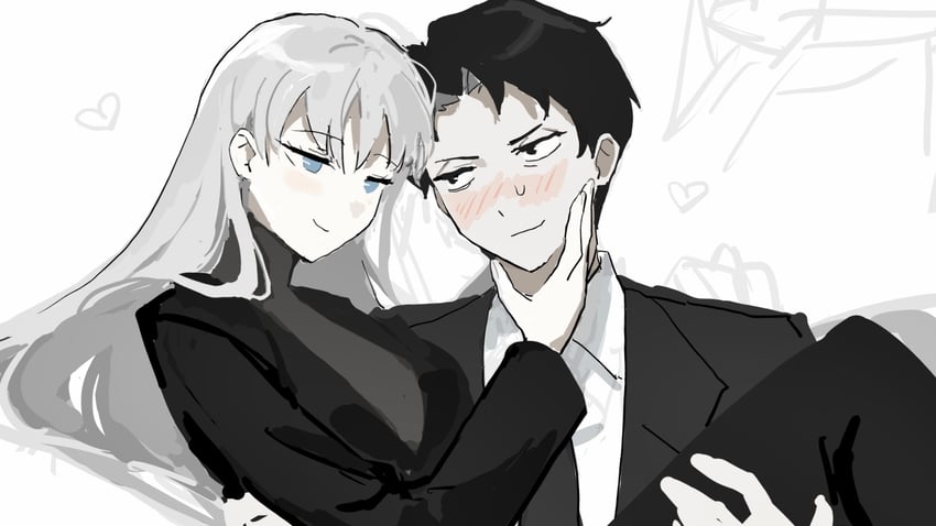 roland and angelica (project moon and 1 more) drawn by rai_(r2718281)