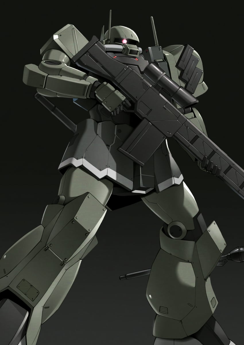 zaku ii (original and 1 more) drawn by takahashi_masaki