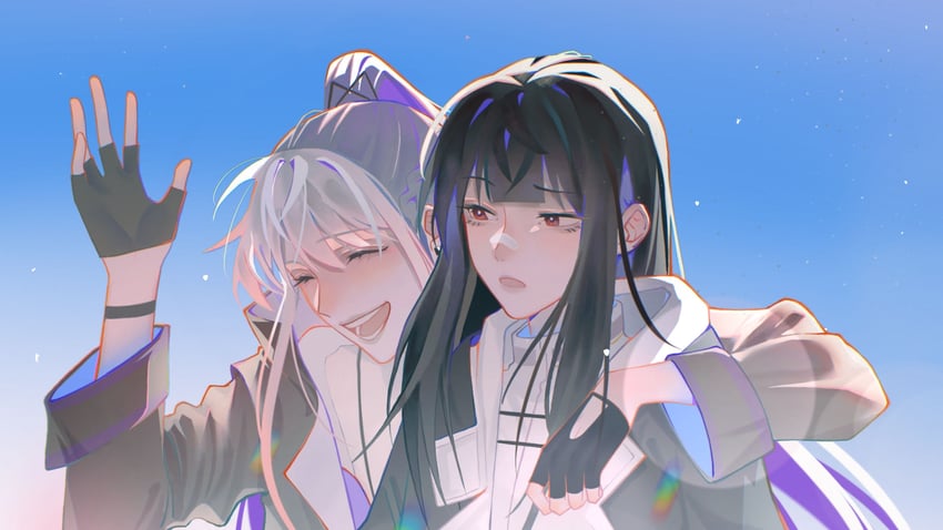 bai yi and k.k. (path to nowhere) drawn by chaoji_shuihouzi