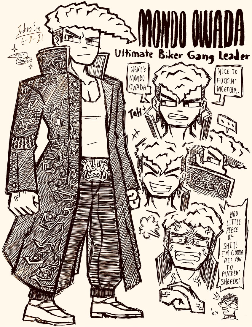 ishimaru kiyotaka and owada mondo (danganronpa and 1 more) drawn by josh-s26