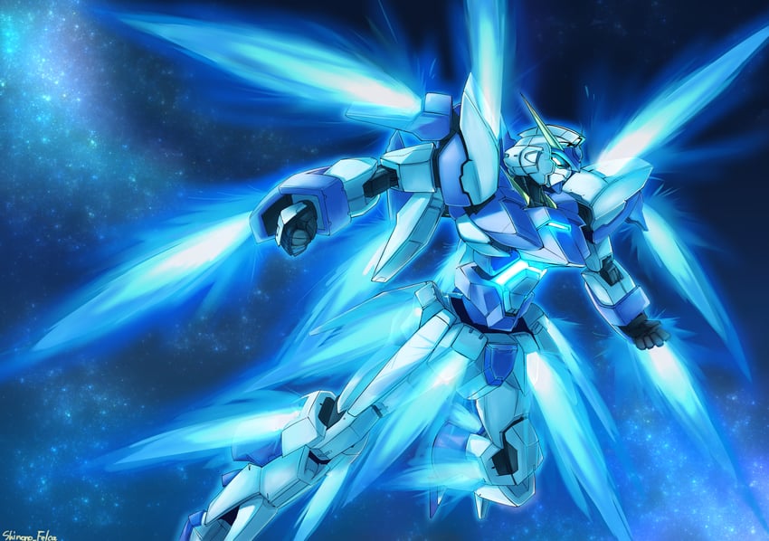 gundam age-fx (gundam and 1 more) drawn by shinono_felca