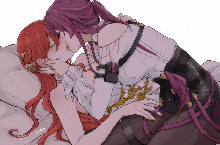 kafka and himeko (honkai and 1 more) drawn by yuuhi_(arcadia)