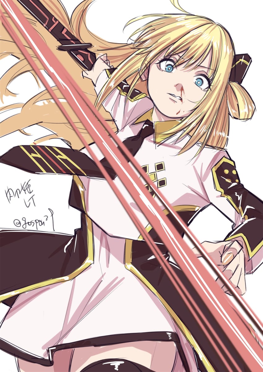 sky striker ace - raye (yu-gi-oh!) drawn by gospon39