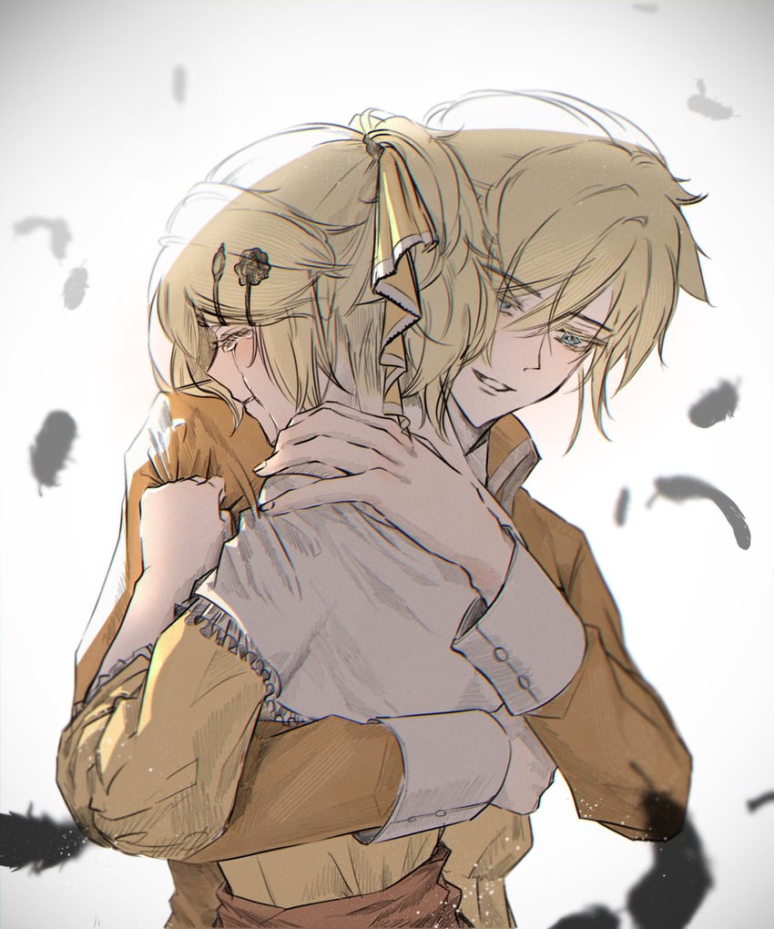 kagamine rin, kagamine len, riliane lucifen d'autriche, and allen avadonia (vocaloid and 2 more) drawn by m0kupie