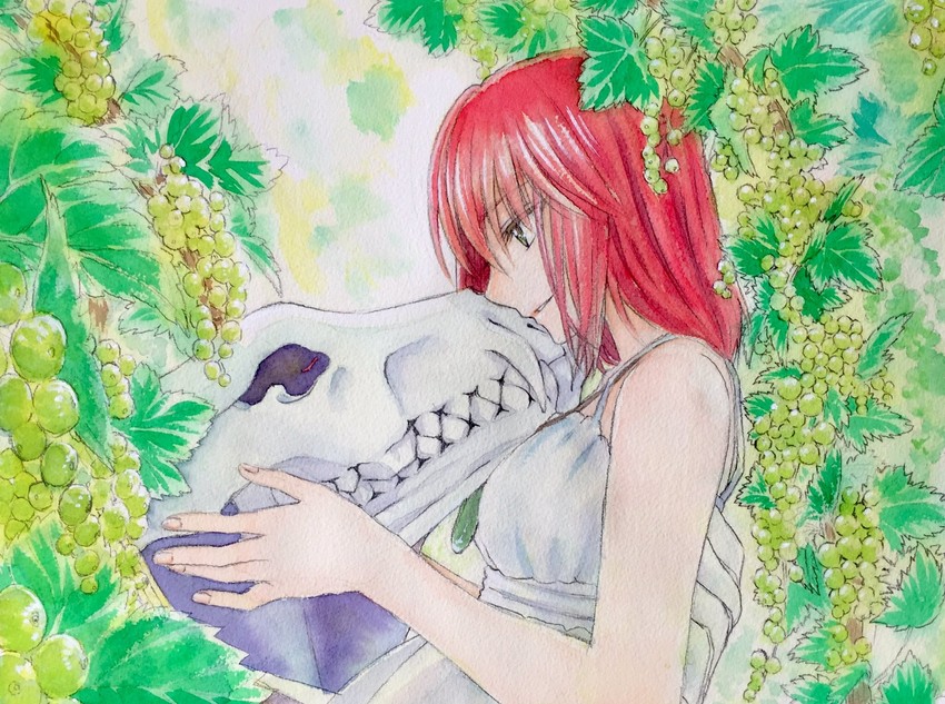 hatori chise and elias ainsworth (mahou tsukai no yome) drawn by gorouziro