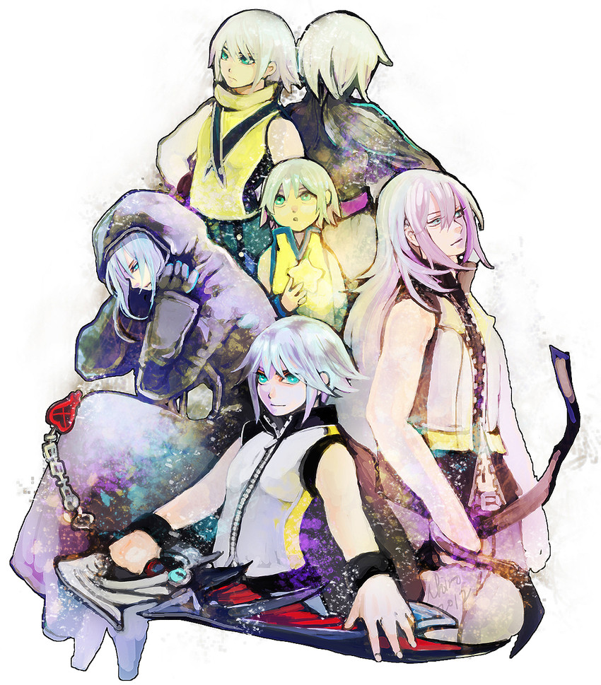 riku (kingdom hearts and 4 more) drawn by ihiro
