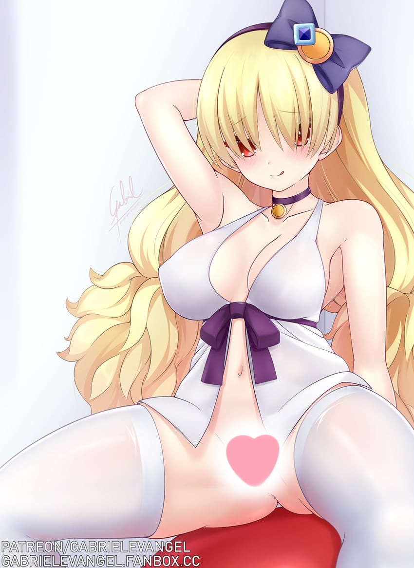 lady wakku (neptune and 2 more) drawn by gabriel_evangel