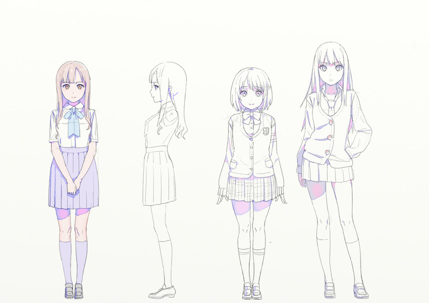 shibuya rin, mimura kanako, and mizumoto yukari (idolmaster and 1 more) drawn by enkyo_yuuichirou