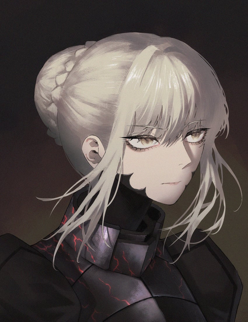 artoria pendragon and saber alter (fate and 1 more) drawn by tyrezal