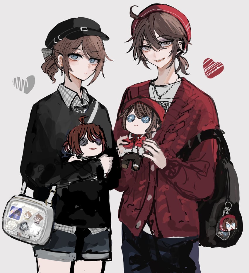 edgar valden and luca balsa (identity v) drawn by !_(rsa_yuhr)