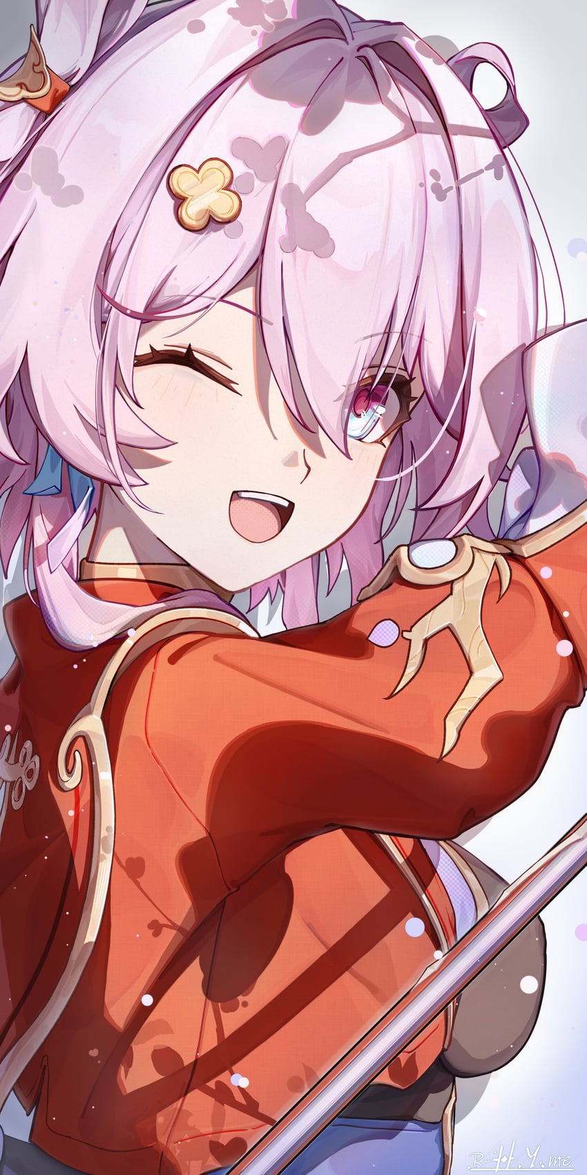 march 7th (honkai and 1 more) drawn by hanayabaka
