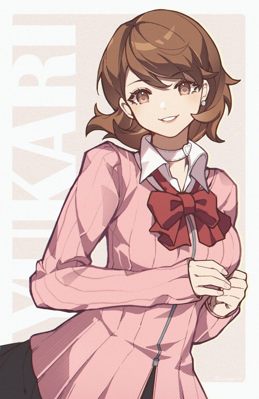 takeba yukari (persona and 2 more) drawn by 9yuki