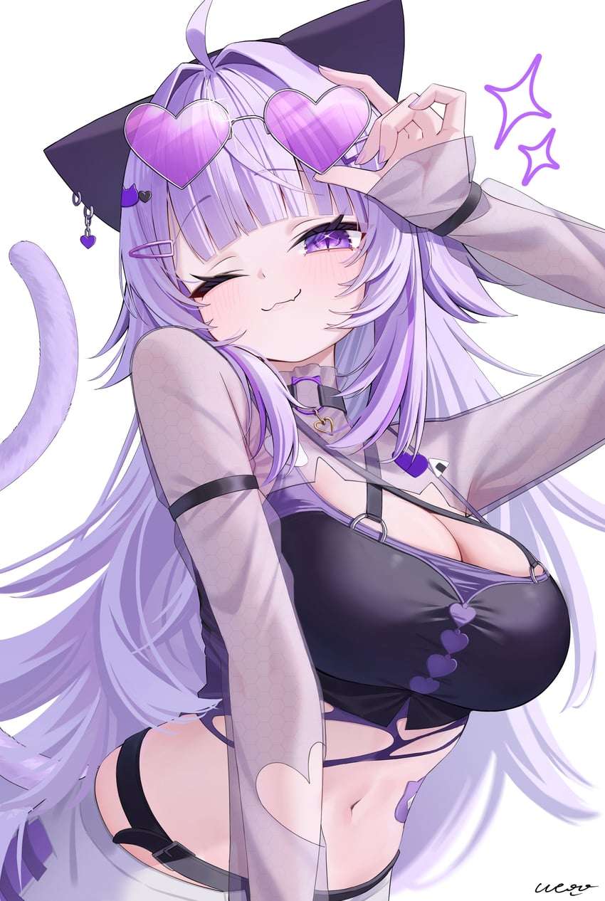 nekomata okayu (hololive) drawn by ai_(u_e_o_o)