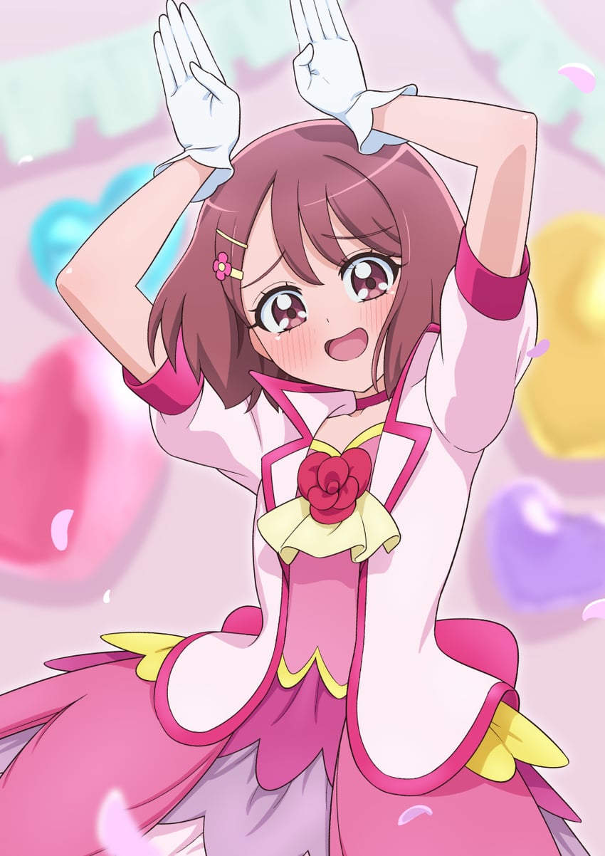 hanadera nodoka and cure grace (precure and 1 more) drawn by tiler_(tiler00)