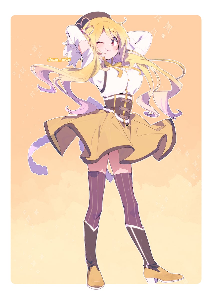 tomoe mami and togame momoko (mahou shoujo madoka magica and 1 more) drawn by serizawa_serizane