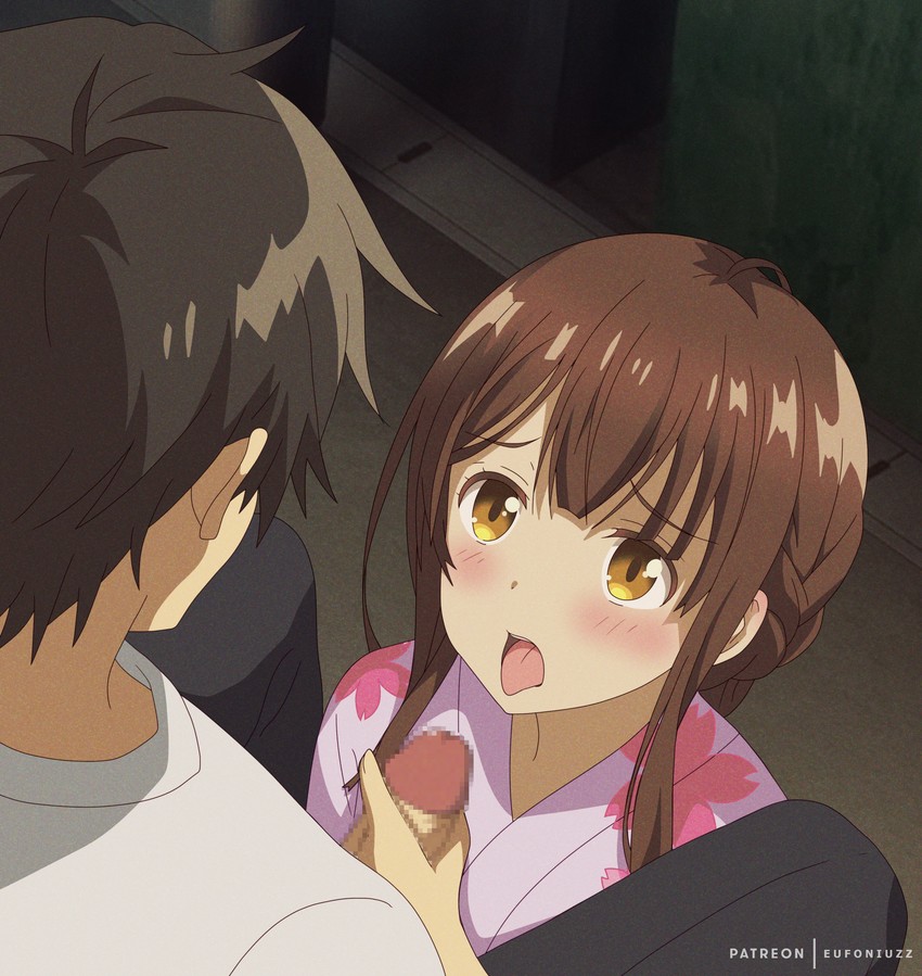 ogiwara sayu and yoshida (hige wo soru. soshite joshikousei wo hirou.) drawn by eufoniuz