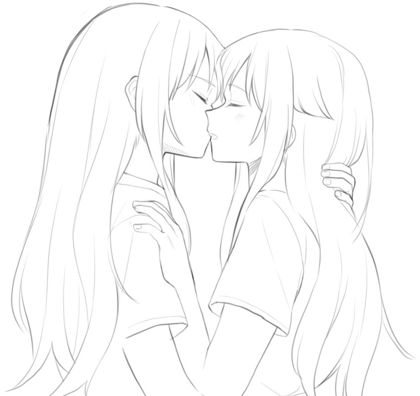 tanaka hime and suzuki hina (himehina channel) drawn by akatsuki_(osamaru36)