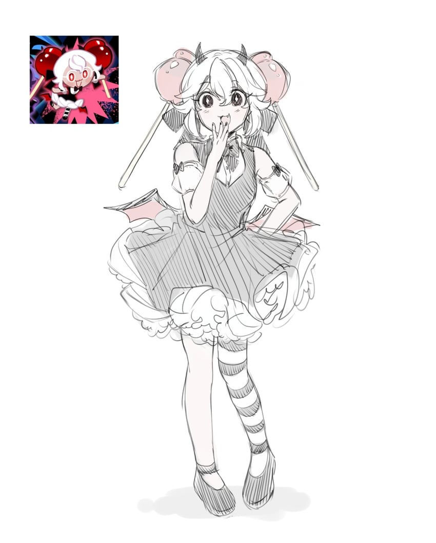 candy apple cookie (cookie run and 1 more) drawn by chatof14