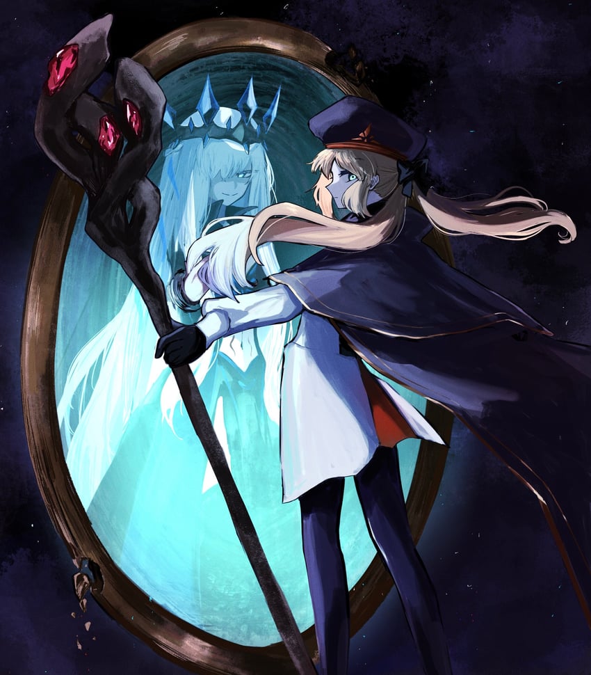 morgan le fay and aesc (fate and 1 more) drawn by 710_ao