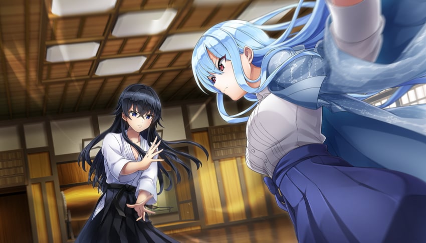 nayuki hiori and hagane otsuki (dolphin wave) drawn by ootomo_takuji