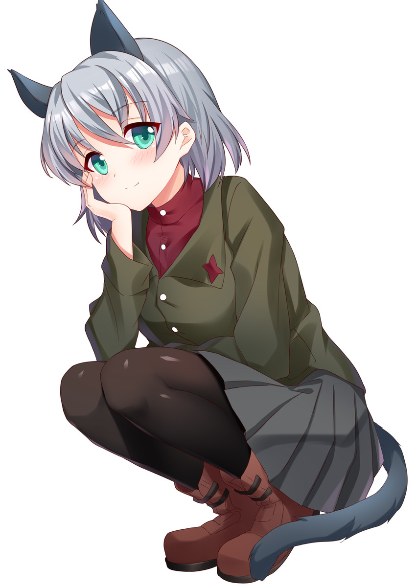 sanya v. litvyak (world witches series and 1 more) drawn by lucha_tongxie