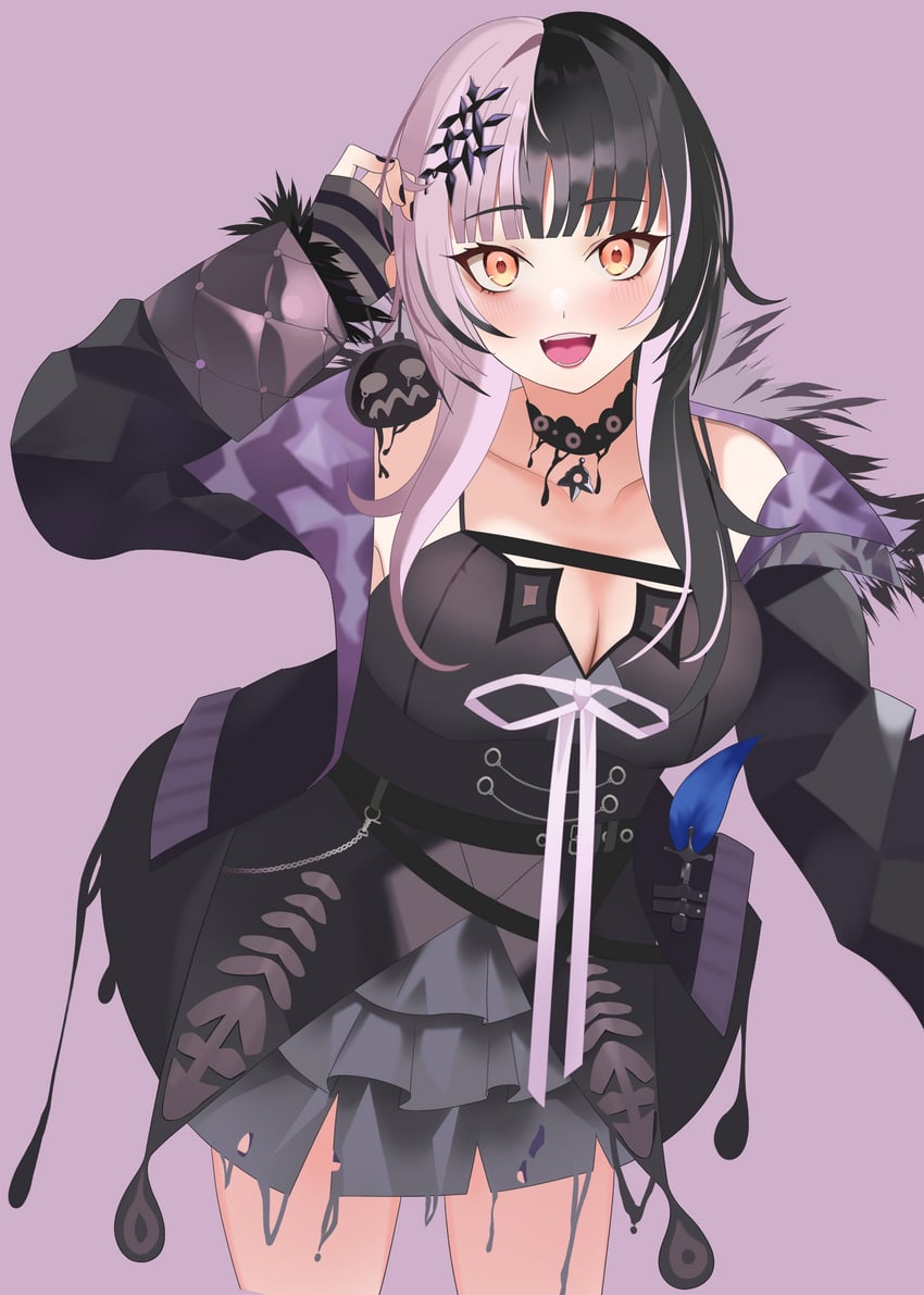 shiori novella and yorick (hololive and 1 more) drawn by alwayshome