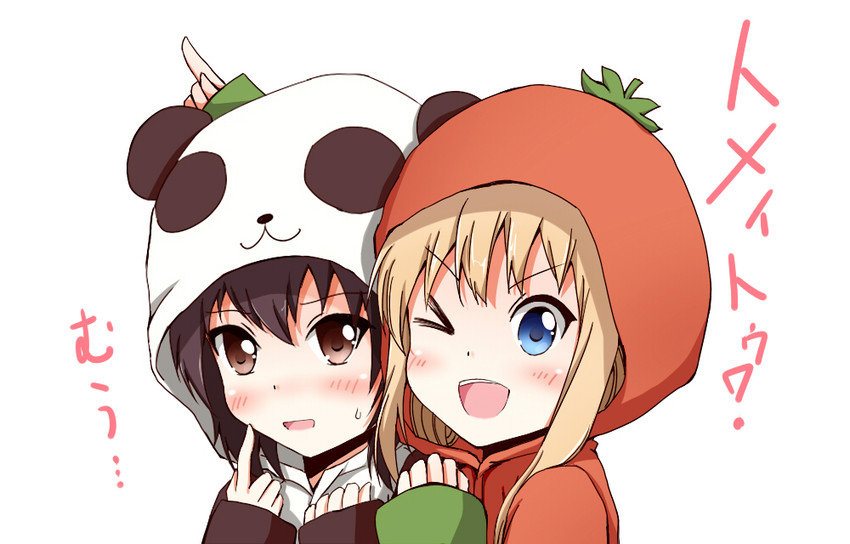 toshinou kyouko and funami yui (yuruyuri) drawn by aikawa_ryou