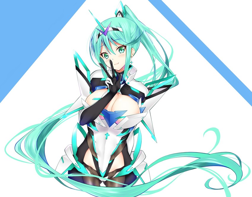 pneuma (xenoblade chronicles and 1 more) drawn by daive
