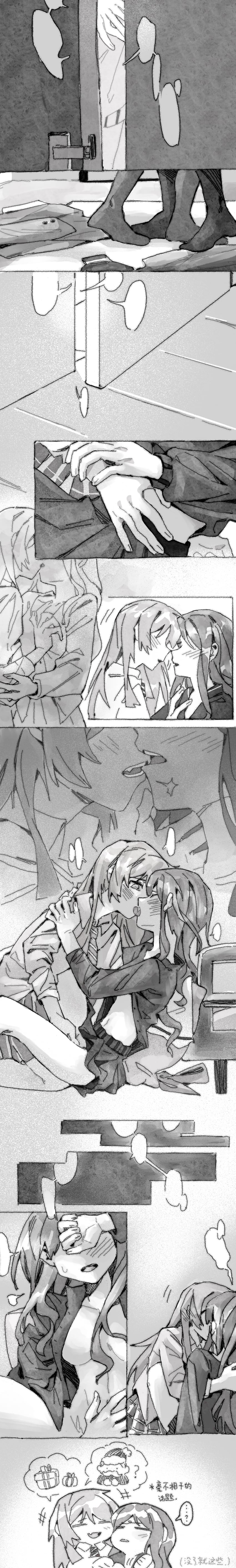 chihaya anon and nagasaki soyo (bang dream! and 1 more) drawn by lanserongjie