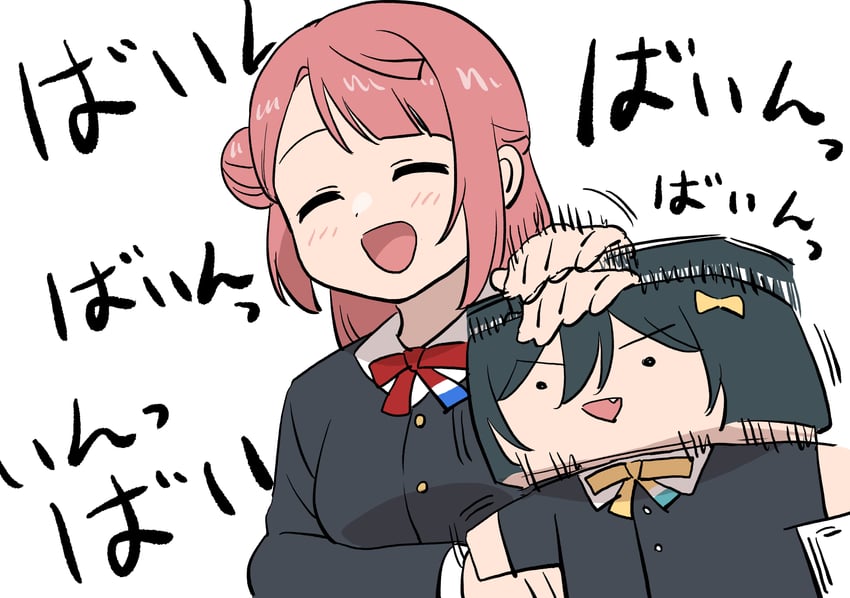 uehara ayumu and mifune shioriko (love live! and 1 more) drawn by koaraya