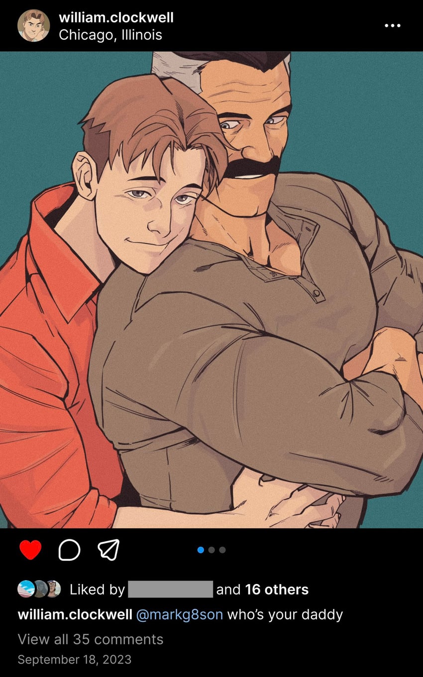 nolan grayson and william clockwell (instagram and 1 more) drawn by bonjourdraws