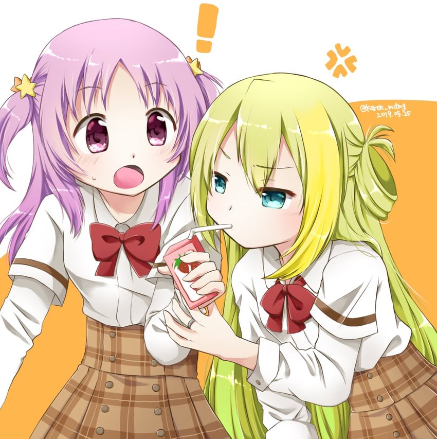 alina gray and misono karin (mahou shoujo madoka magica and 1 more) drawn by karen_(karen_wanwan)