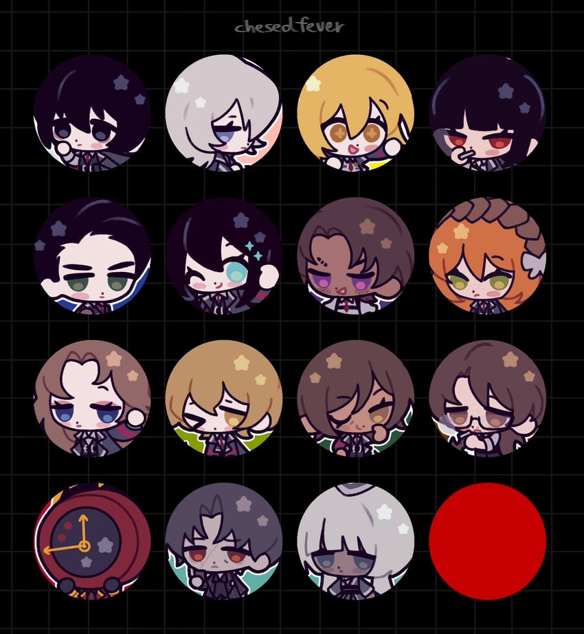 ishmael, don quixote, faust, sinclair, yi sang, and 10 more (project moon and 1 more) drawn by chesedfever
