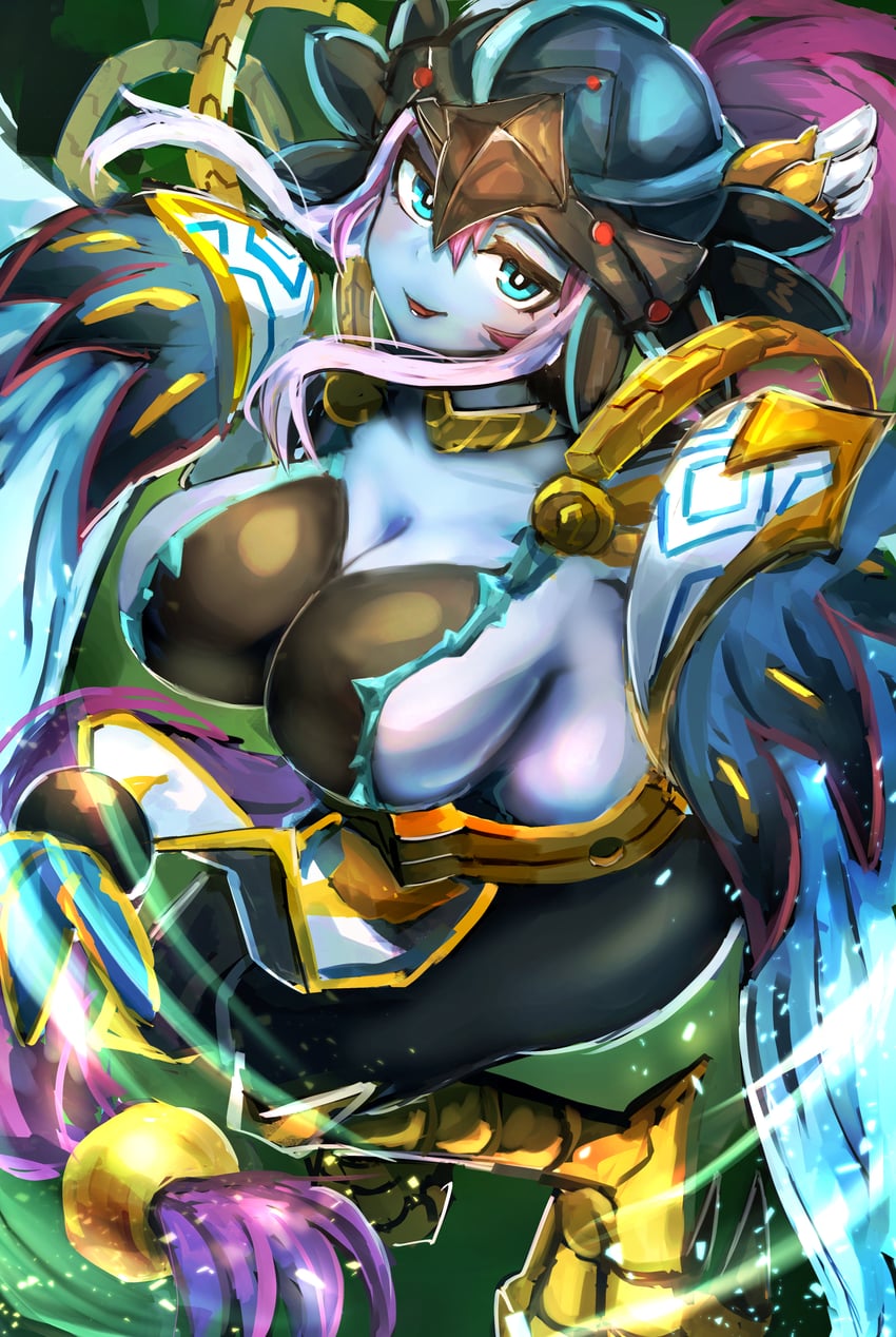 lyrilusc - ensemblue robin (yu-gi-oh!) drawn by hatano_kiyoshi